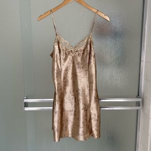 Victoria’s Secret Vintage Gold Slip Dress